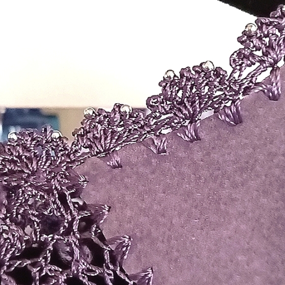 ๐ SALE PONCHO.!Bagatelle vintage BOHO leather,crochet top reduced from 99.00. - Picture 5 of 6